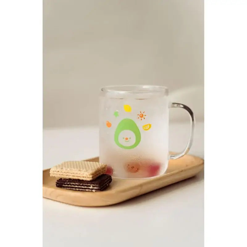 AVOFRIENDS - Happy Sunday Heat Resistance Glass Mug - Avofriends - Cups - Harumio