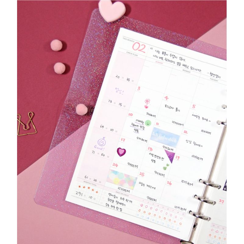 Second Mansion x 10X10 - Six Hole Refill Study Planner