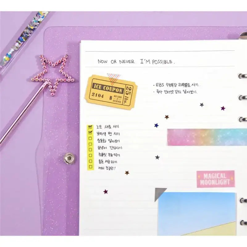 Second Mansion x 10X10 - Six Hole Refill Study Planner - Second Mansion - Planner - Harumio