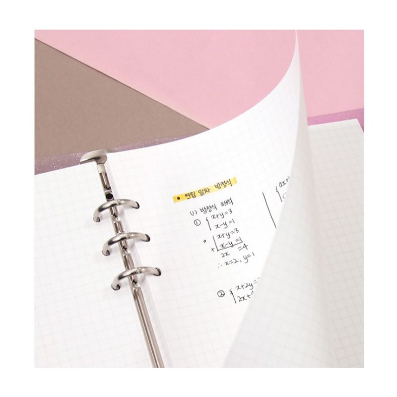 Second Mansion x 10X10 - Six Hole Refill Study Planner