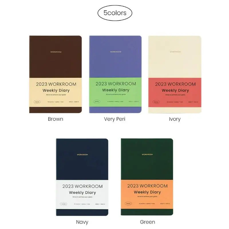 INDIGO - 2023 Workroom Weekly Diary - Indigo - Calendars - Harumio