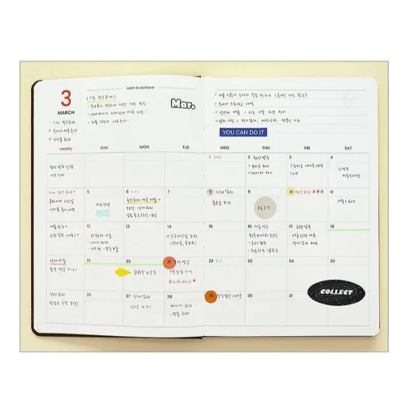 INDIGO - 2023 Workroom Weekly Diary - Indigo - Calendars - Harumio