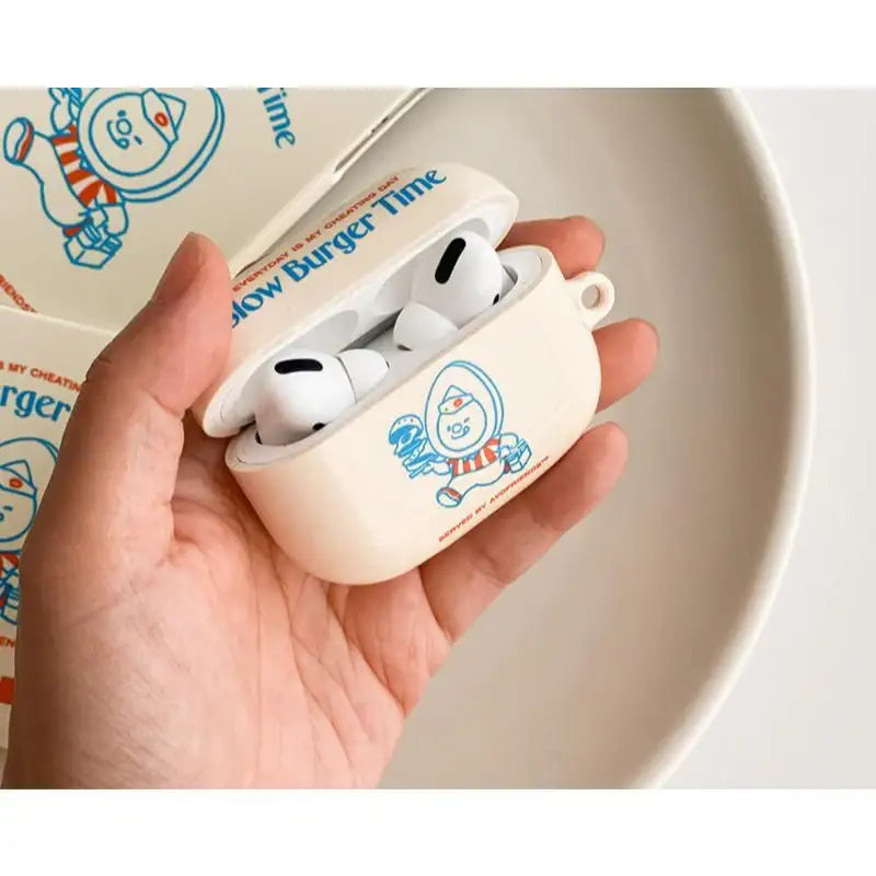 AVOFRIENDS - Slow Burger Time Airpods Case - Avofriends - Airpods Case - Harumio