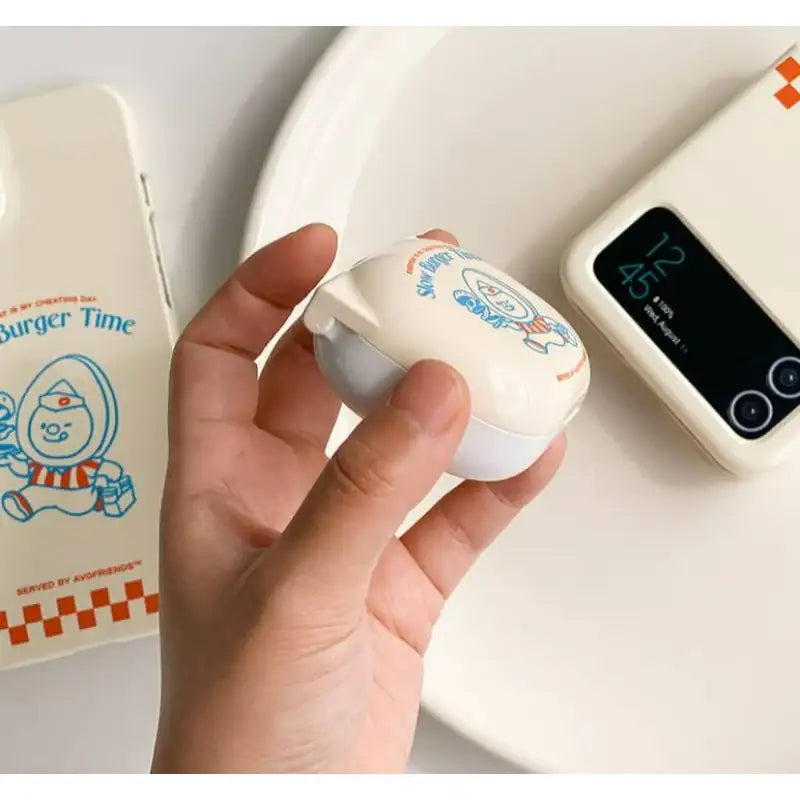 AVOFRIENDS - Slow Burger Time Buds Case - Avofriends - Buds Case - Harumio