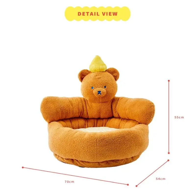 BUTTER - BT Syrup Bear Pet Sofa Cushion - Modern House - Pet Supplies - Harumio