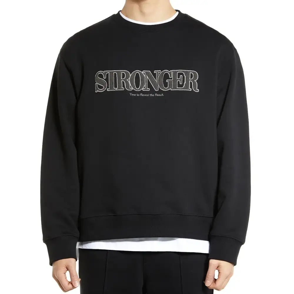 DRX - Stronger Applique Sweatshirt - DRX - Clothing - Harumio
