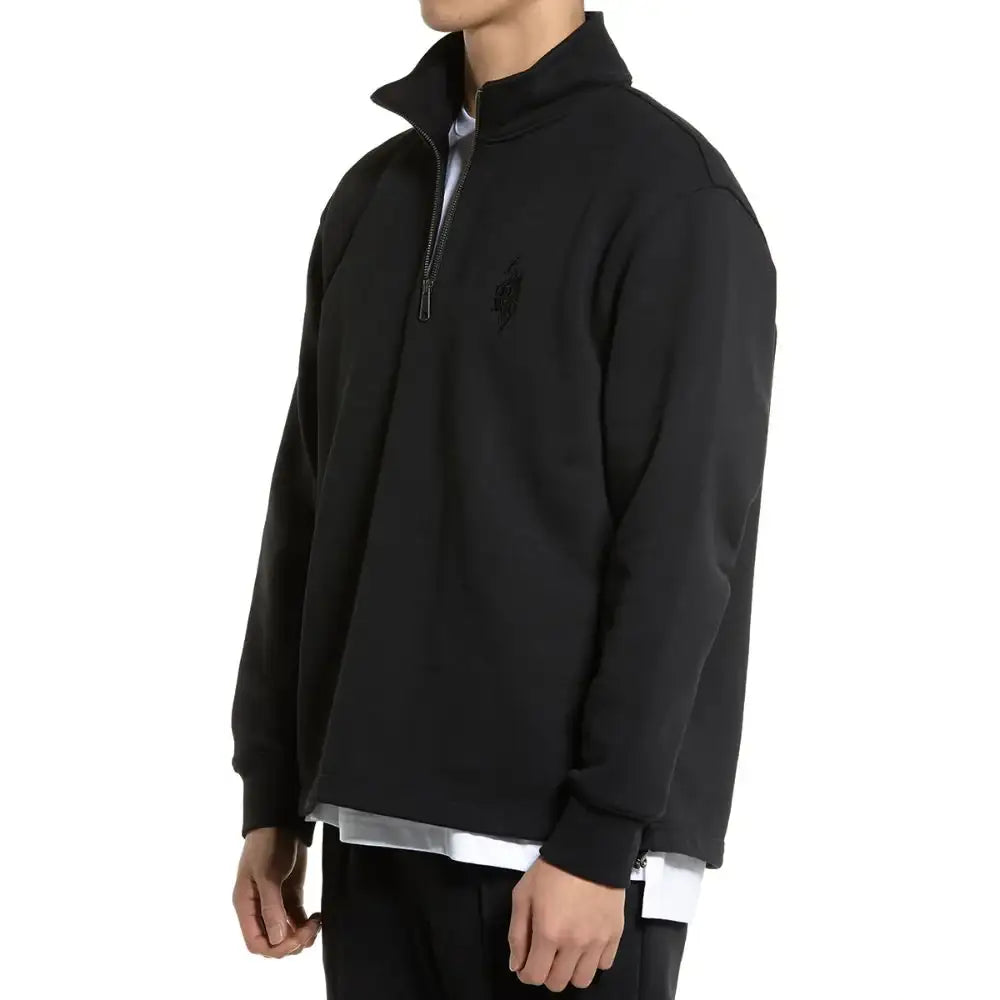 DRX - Basic Logo Mock Neck Sweatshirt - DRX - Clothing - Harumio