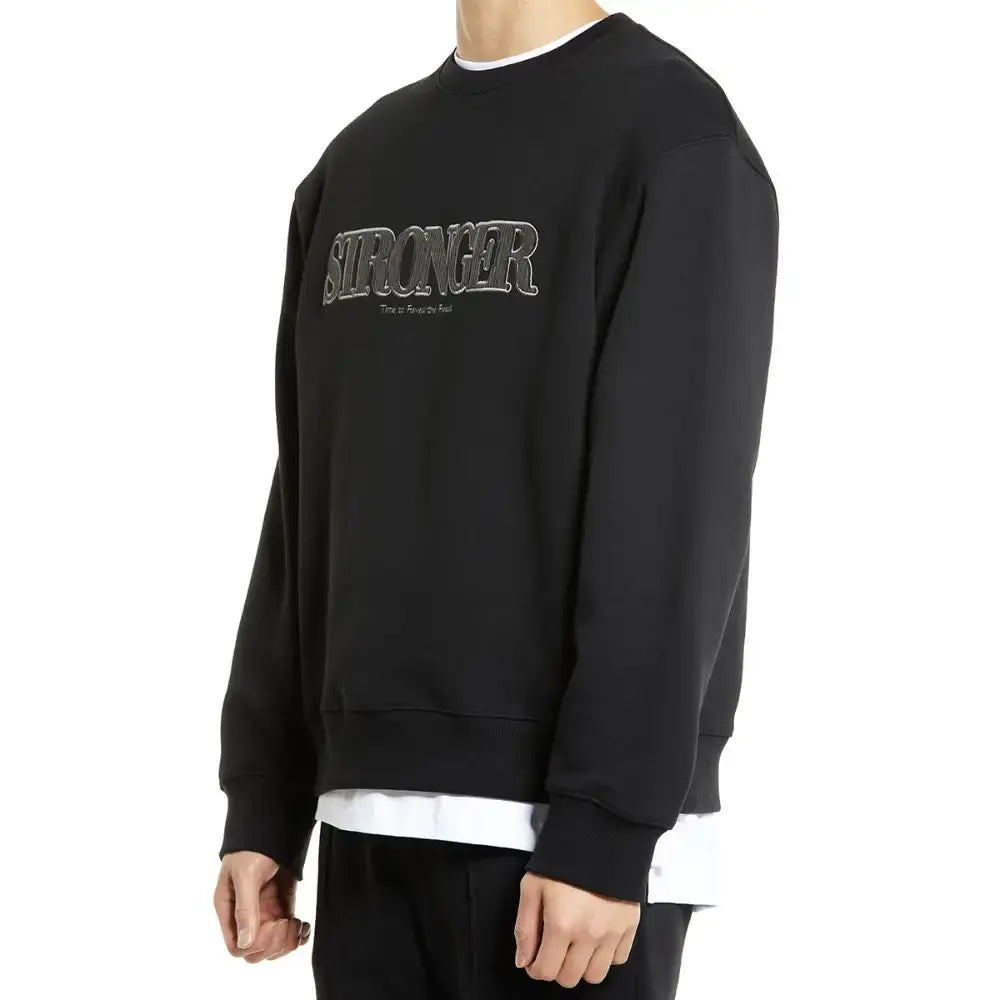 DRX - Stronger Applique Sweatshirt - DRX - Clothing - Harumio