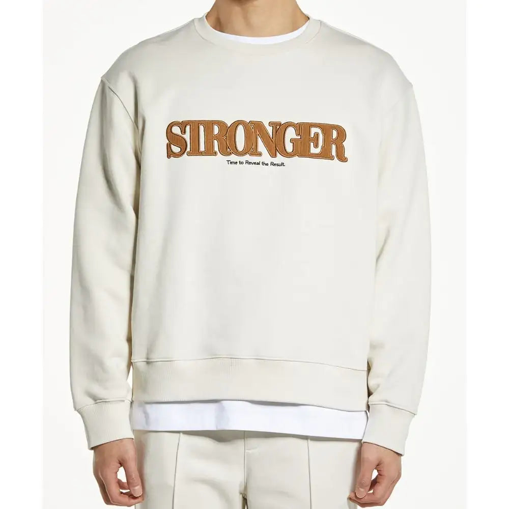 DRX - Stronger Applique Sweatshirt - DRX - Clothing - Harumio
