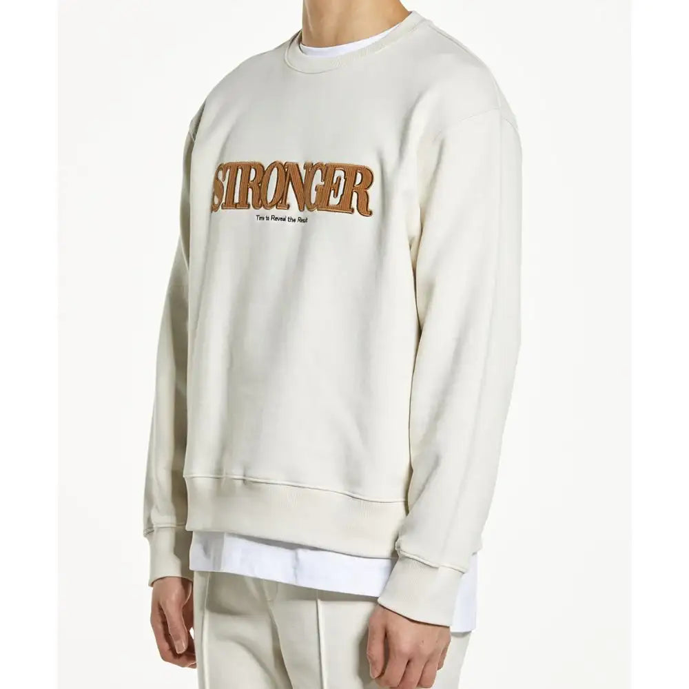 DRX - Stronger Applique Sweatshirt - DRX - Clothing - Harumio