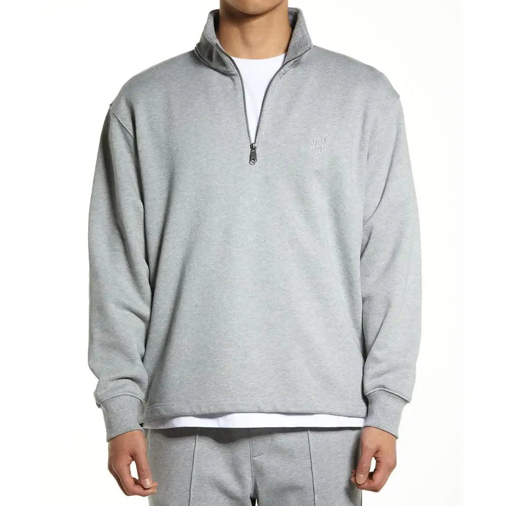 DRX - Basic Logo Mock Neck Sweatshirt - DRX - Clothing - Harumio