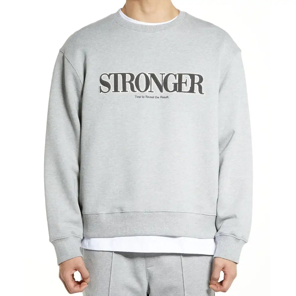 DRX - Stronger Applique Sweatshirt - DRX - Clothing - Harumio