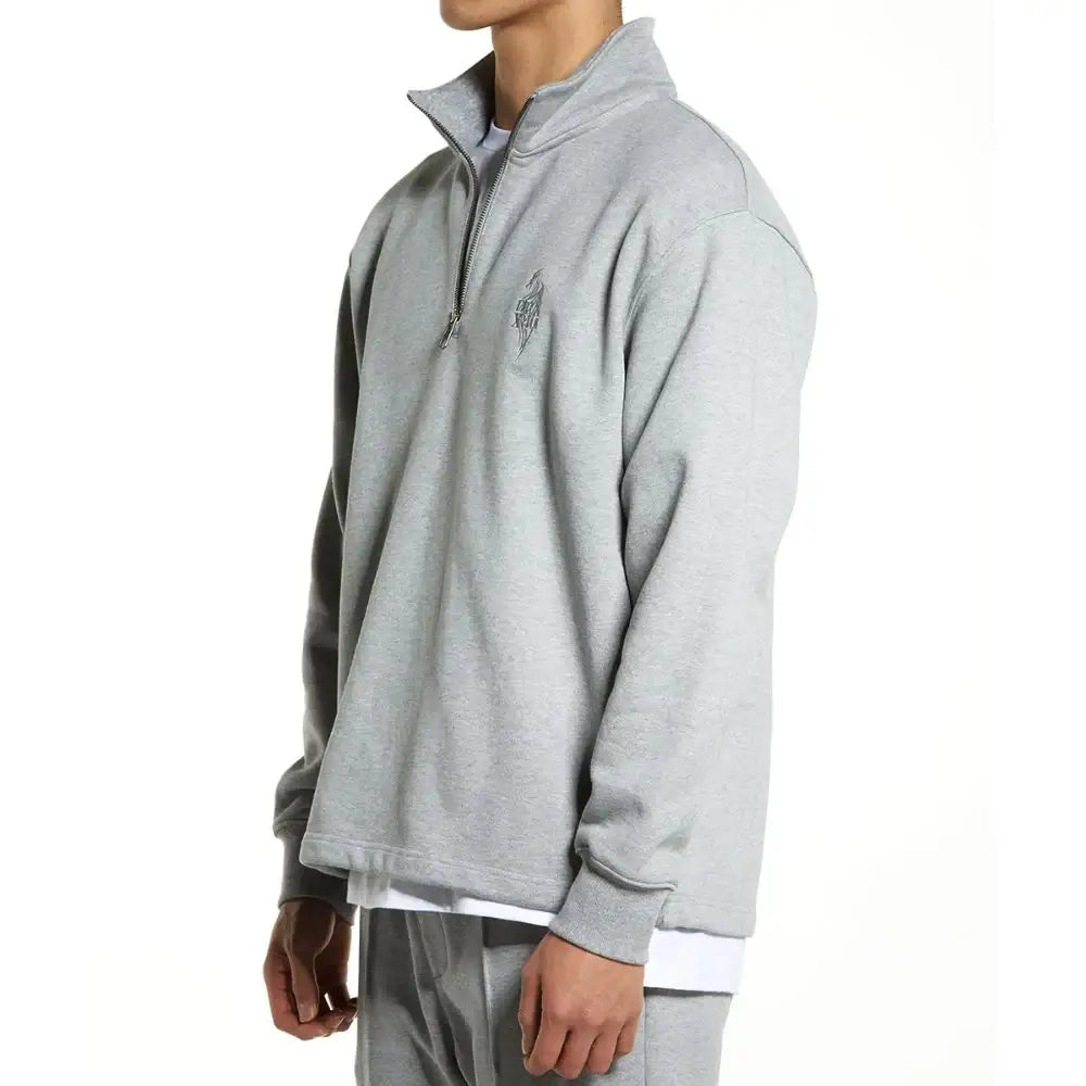 DRX - Basic Logo Mock Neck Sweatshirt - DRX - Clothing - Harumio