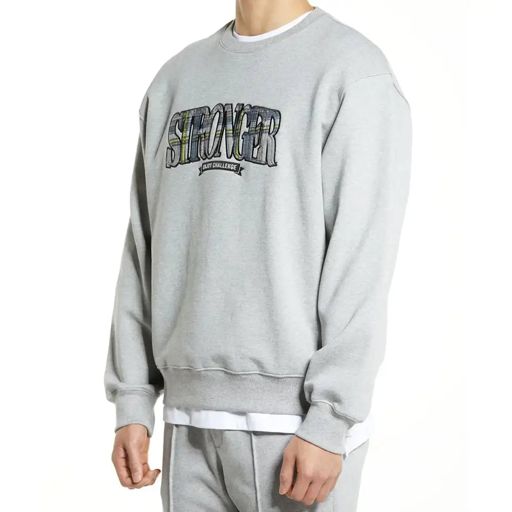 DRX - Check Applique Sweatshirt - DRX - Clothing - Harumio