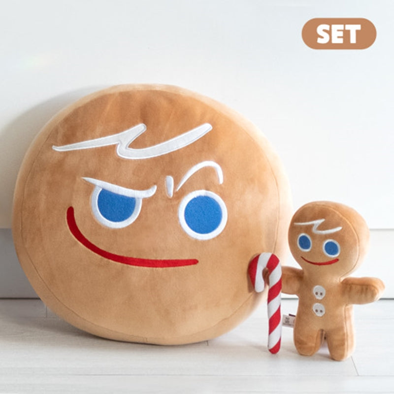 Cookie Run - Gingerbread Plush And Cushion Set