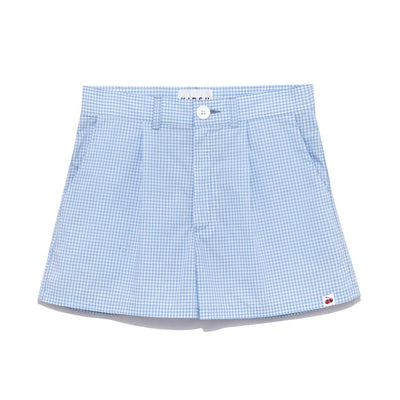 Kirsh - Gingham Check Shorts - Blue