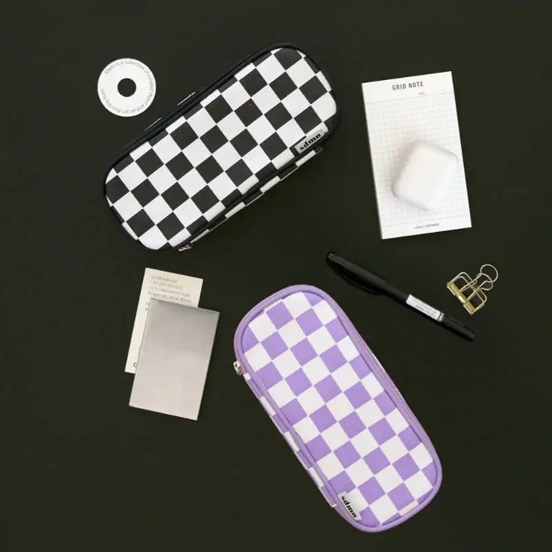 Second Mansion x 10x10 - Checkerboard Daily Pouch - Second Mansion - Pouch - Harumio
