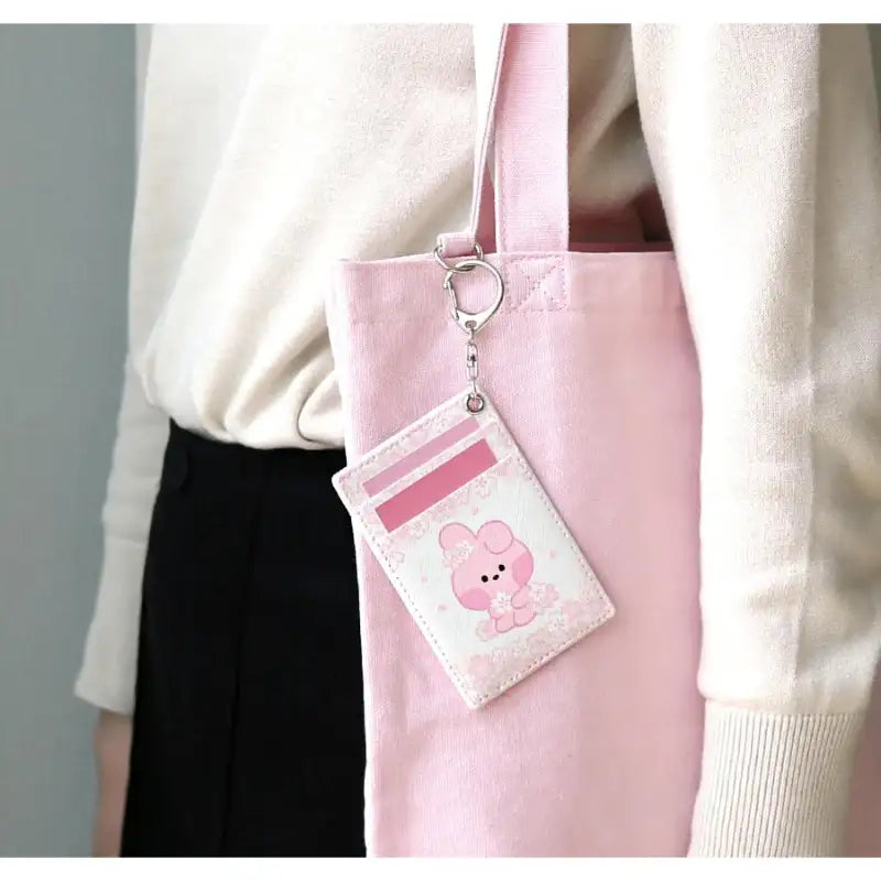 Monopoly x BT21 - Minini Card Holder - Cherry Blossom - Monopoly - Card Holder - Harumio