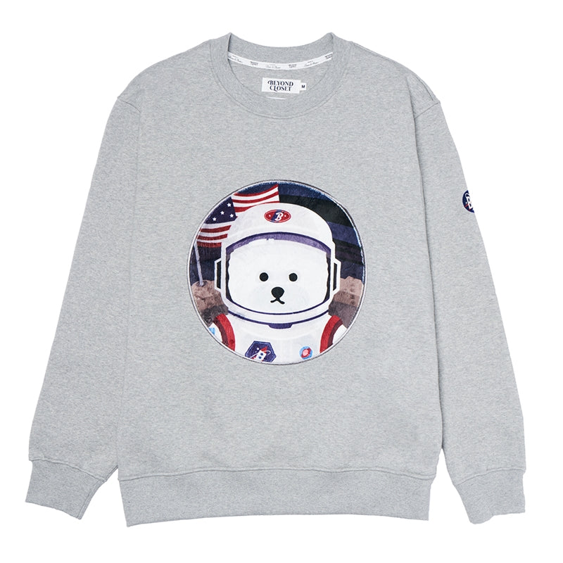 Beyond Closet - 2020 Winter Apollo Collection Classic Logo Patch Sweatshirts