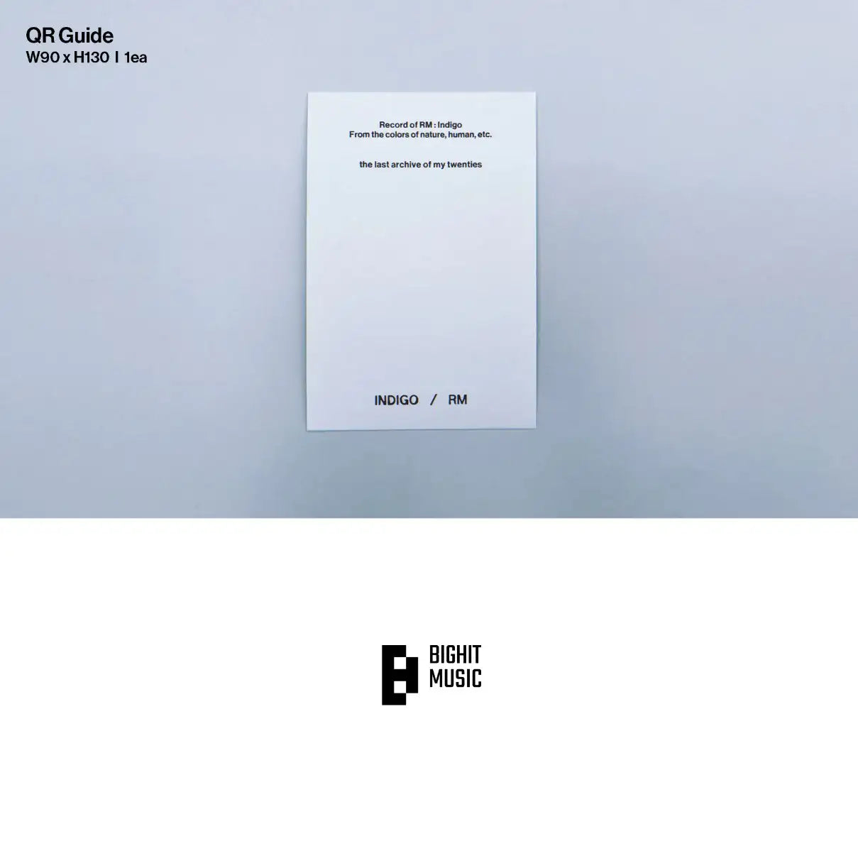 BTS RM - Indigo : 1st Solo Album - BTS RM - Album - Harumio