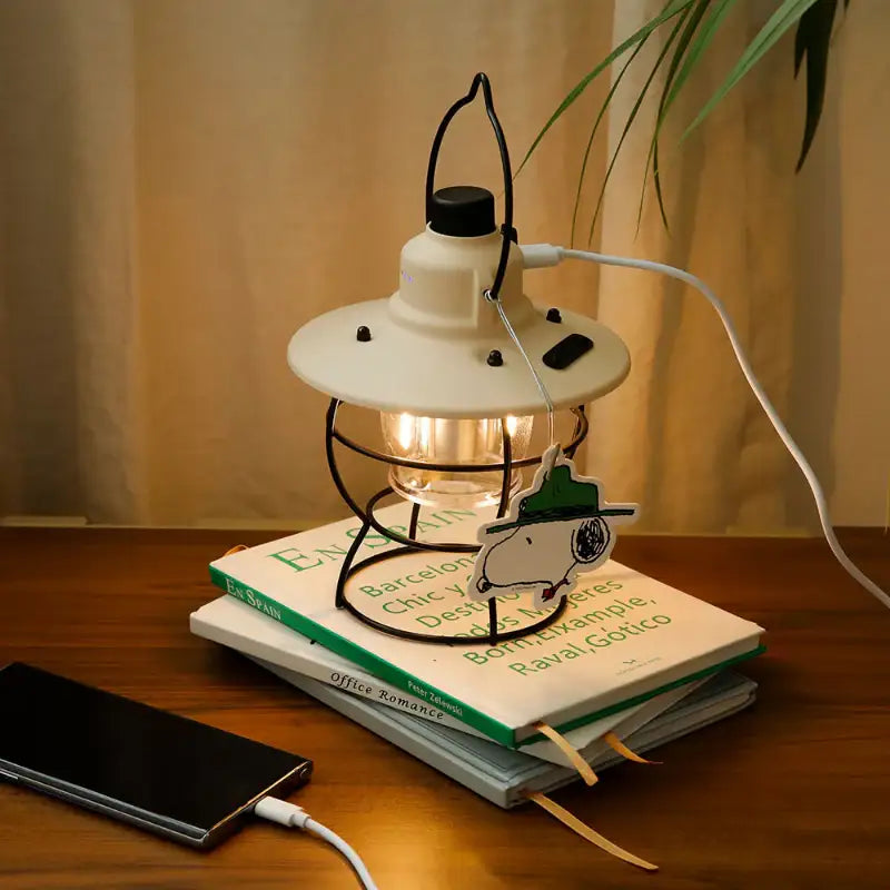 Bo Friends x Peanuts - Snoopy Camping Hanging Mood Lamp - Bo Friends - Lamp - Harumio