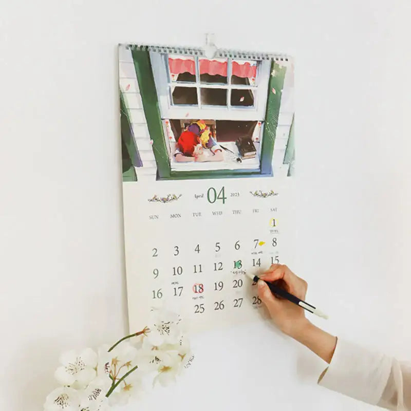 Indigo - 2023 Anne Story Wall Calendar - INDIGO - Calendar - Harumio
