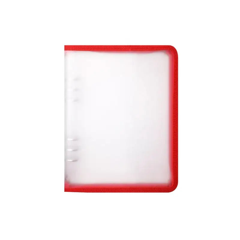 Yudaeng - A5/A6 - Translucent Zipper 6 Holes Diary Cover Pocket Binder - Yudaengdotcom - Binder Pockets - Harumio