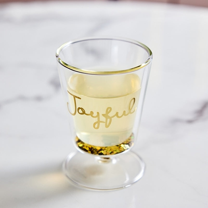 Korean Winter Story - Double Flake Heat Resistant Glass Goblet