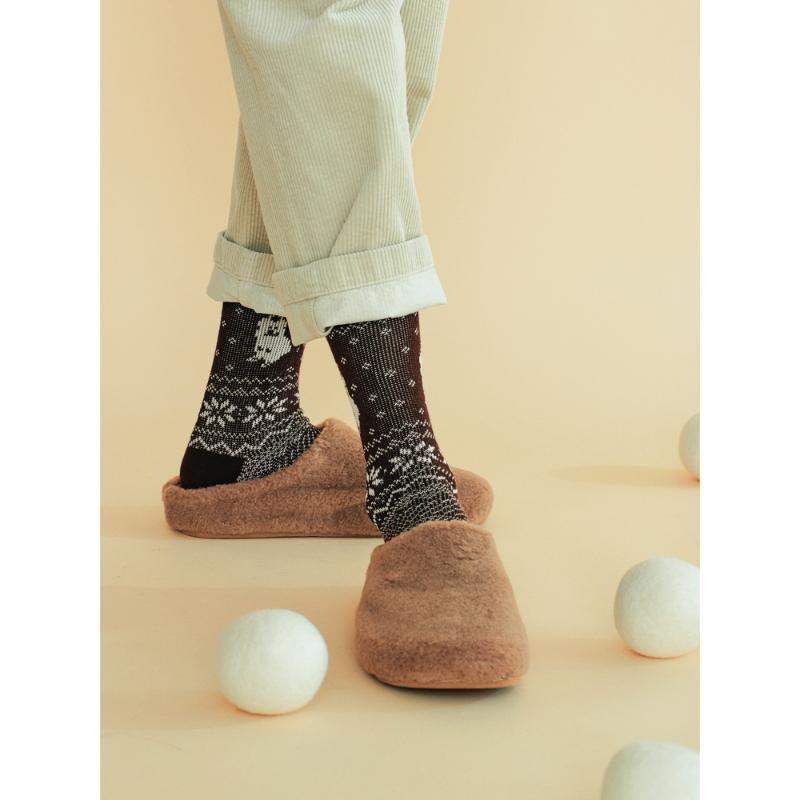 Dinotaeng - Santa Quokka Nordic Socks - Dinotaeng - Socks - Harumio