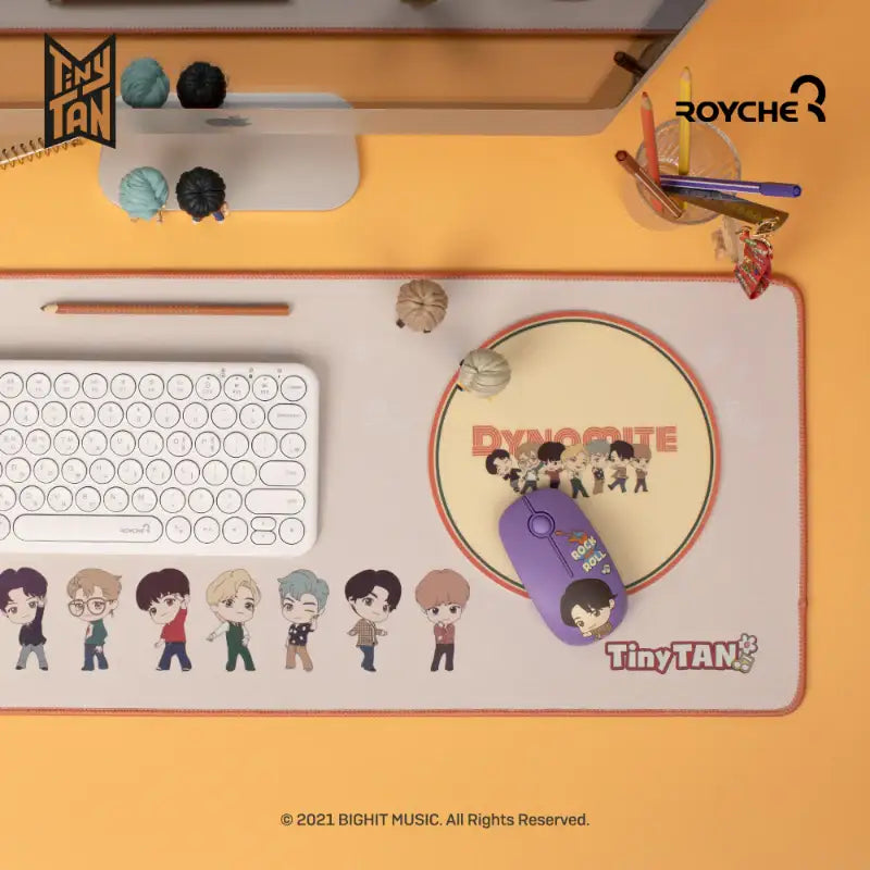 BTS - TinyTAN - Dynamite Long Mouse Pad - BTS - Mouse Pads - Harumio