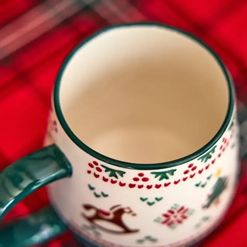 Korean Christmas Village - Large Mug - Modern House - Mugs - Harumio