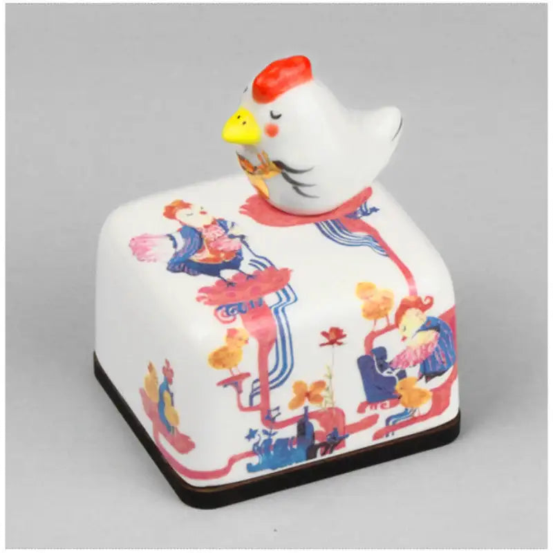 HK Studio - Twelve Earthly Branches Band Musical Paperweight - Rooster - HK Studio - Music Box - Harumio