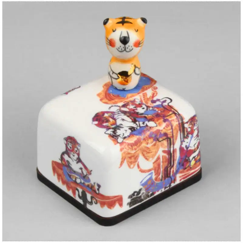 HK Studio - Twelve Earthly Branches Band Musical Paperweight - Tiger - HK Studio - Music Box - Harumio