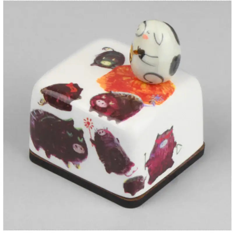 HK Studio - Twelve Earthly Branches Band Musical Paperweight - Pig - HK Studio - Music Box - Harumio