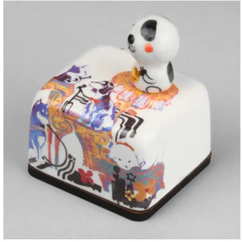HK Studio - Twelve Earthly Branches Band Musical Paperweight - Dog - HK Studio - Music Box - Harumio