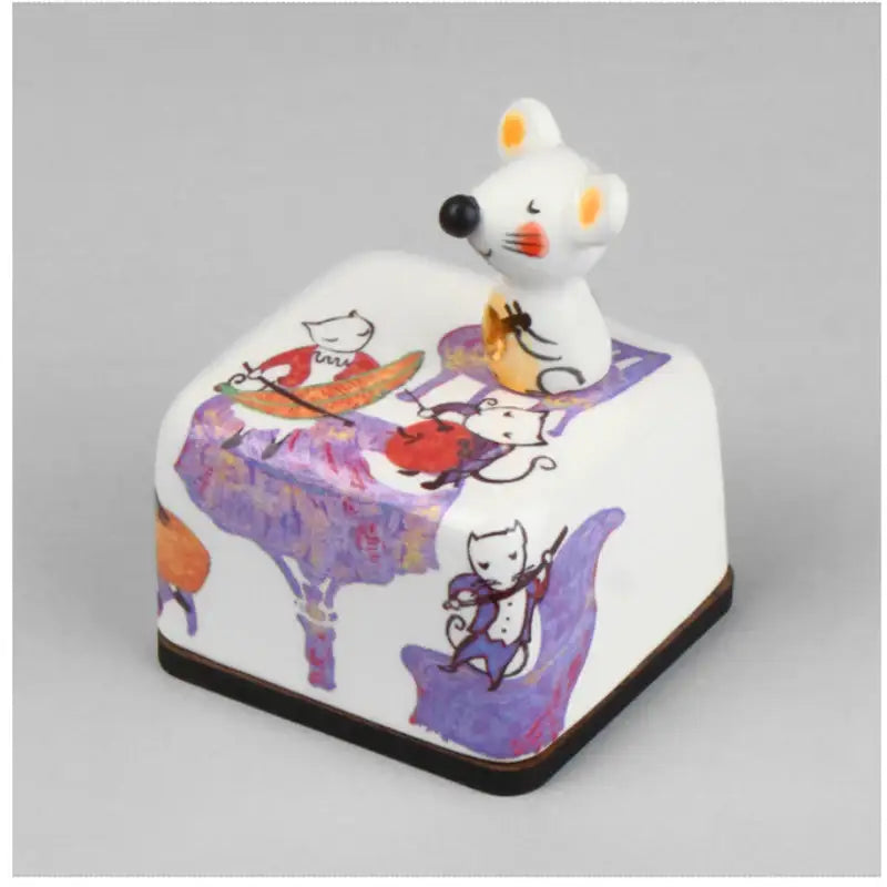 HK Studio - Twelve Earthly Branches Band Musical Paperweight - Rat - HK Studio - Music Box - Harumio