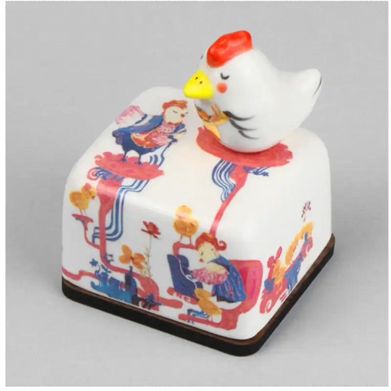 HK Studio - Twelve Earthly Branches Band Musical Paperweight - Rooster - HK Studio - Music Box - Harumio