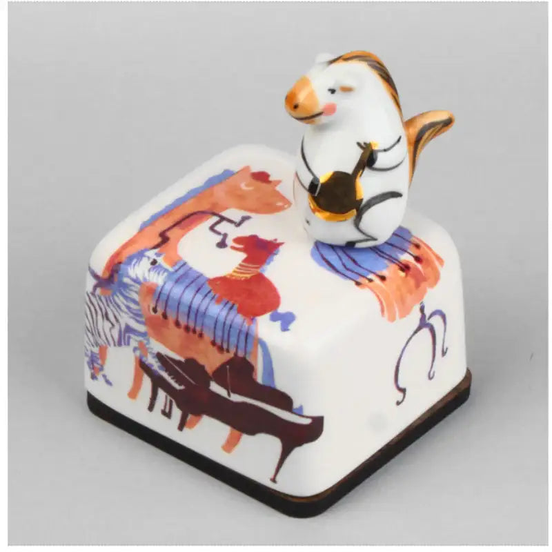 HK Studio - Twelve Earthly Branches Band Musical Paperweight - Horse - HK Studio - Music Box - Harumio