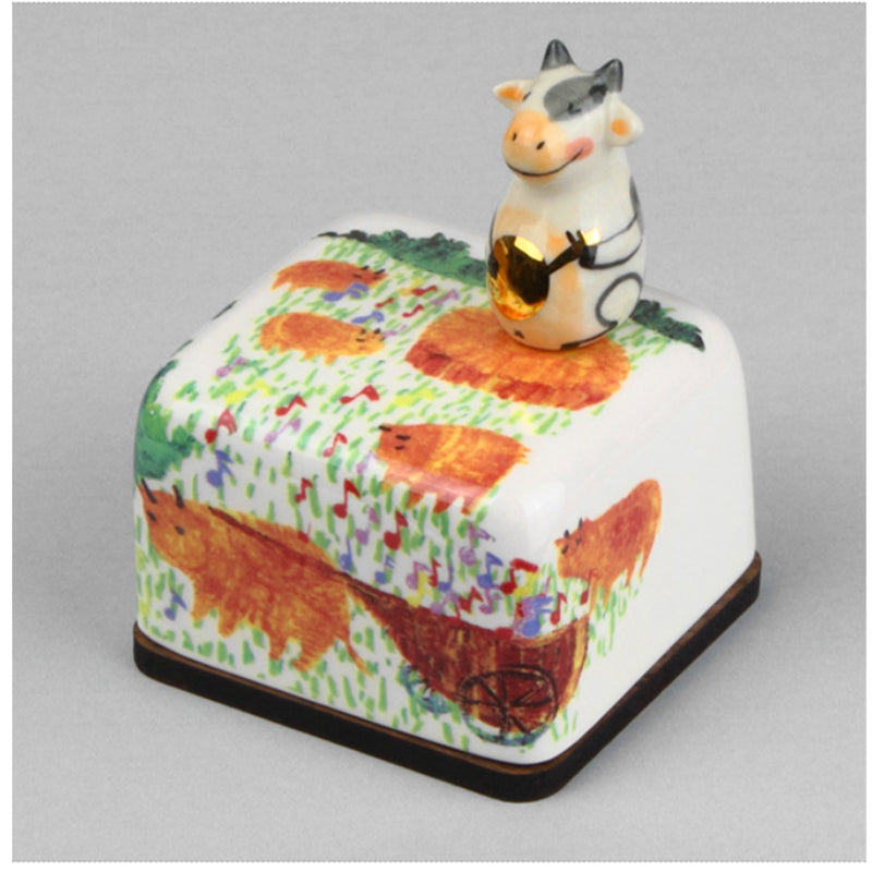 HK Studio - Twelve Earthly Branches Band Musical Paperweight - Ox - HK Studio - Music Box - Harumio