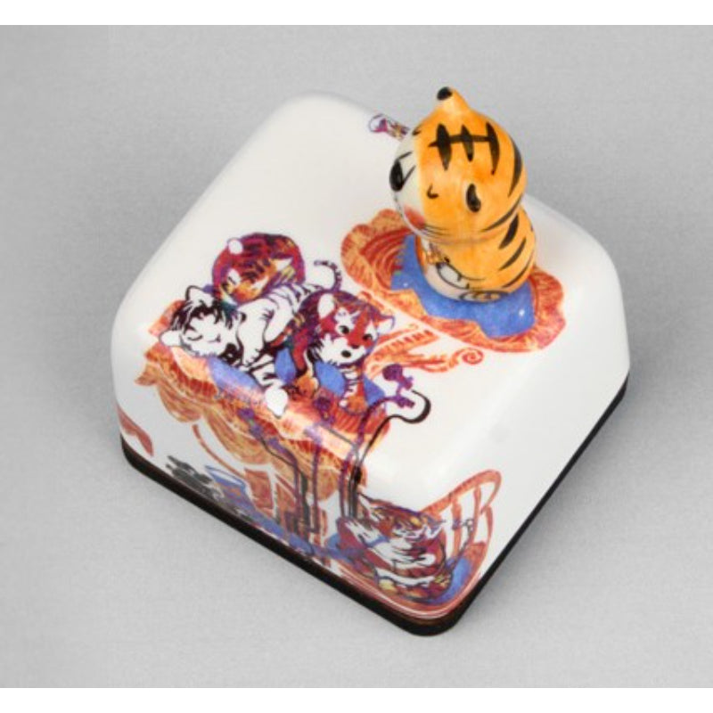 HK Studio - Twelve Earthly Branches Band Musical Paperweight - Tiger