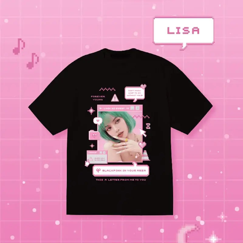BlackPink - 6th Anniversary - T-Shirts - BlackPink - Fashion - Harumio