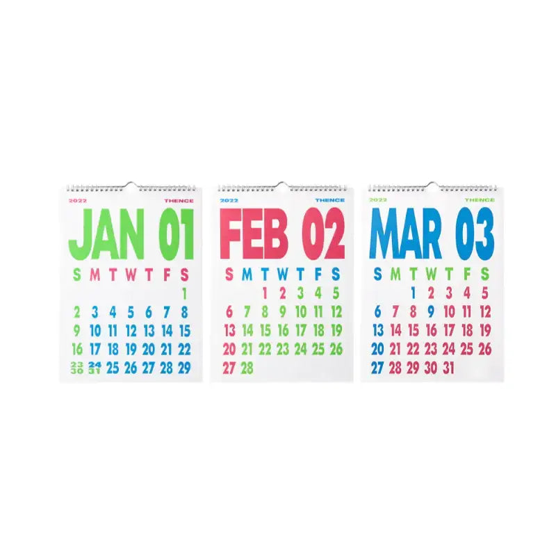 THENCE - 2022 Wall Calendar - THENCE - Accessories - Harumio