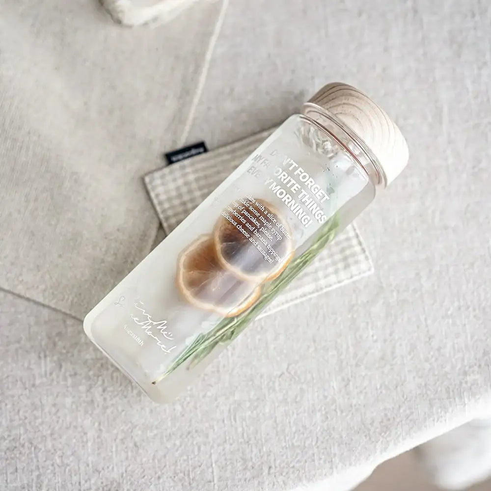 August8th - Every Morning Wood Bottle (500ml) - August8th - Accessories - Harumio