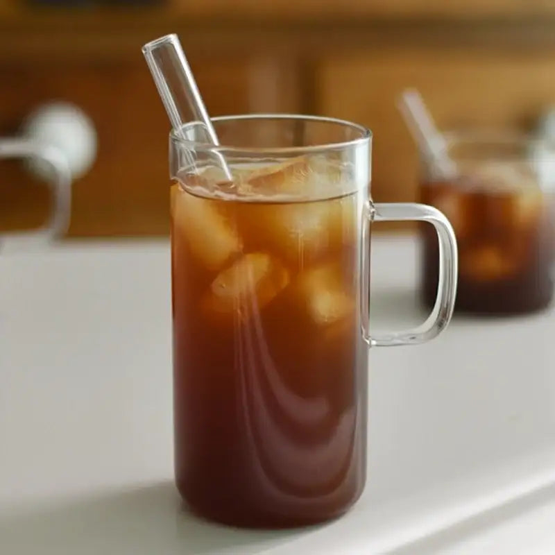 Somkist - Cafe Heat Resistant Glass Mug Cup - Somkist - Mugs - Harumio