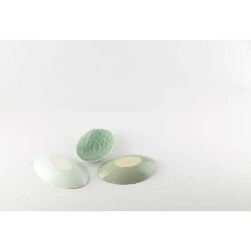Chaora - Celadon Lotus Ellipse Bowl - Chaora - Tableware - Harumio