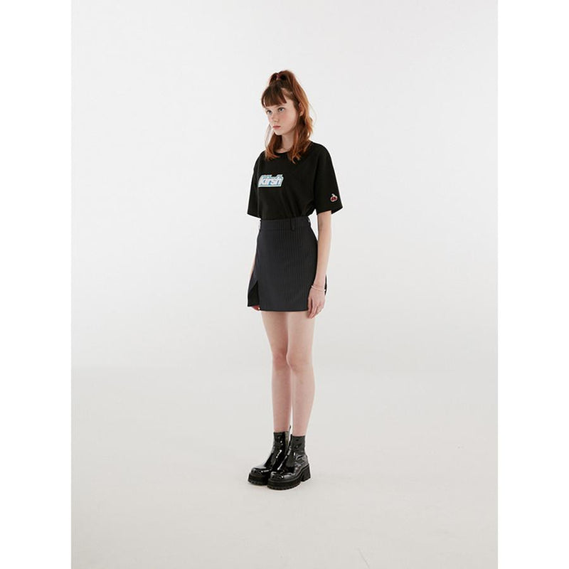 Kirsh - Slit Point Skirt - Navy