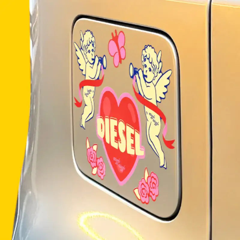 Wiggle Wiggle - Removable Car Sticker - Wiggle Wiggle - Car Accessories - Harumio