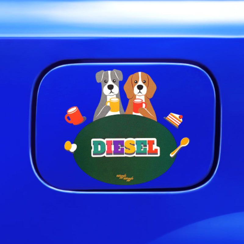 Wiggle Wiggle - Removable Car Sticker