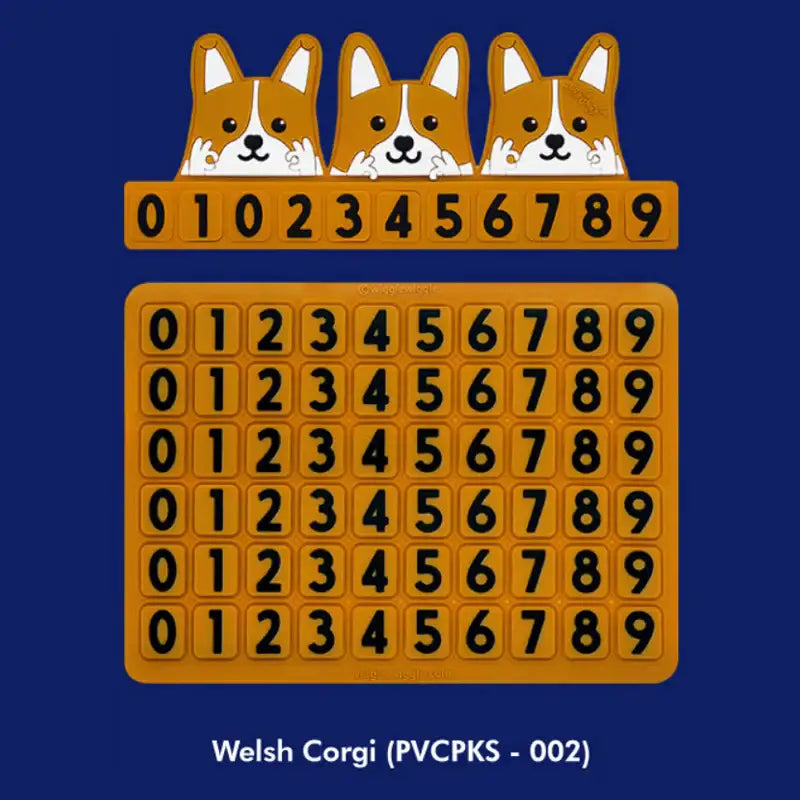 Wiggle Wiggle - Number Plate - Wiggle Wiggle - Car Accessories - Harumio