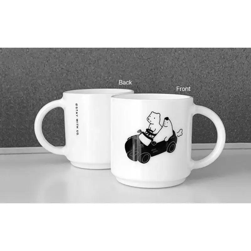 Stay With Us - Runny Nose and Friend Mug - Stay With Us - Mug - Harumio